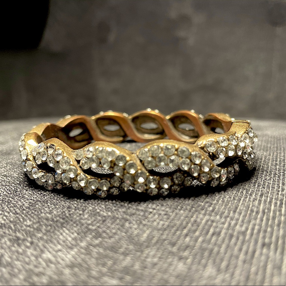 J Crew Crystal Cuff Bracelet
